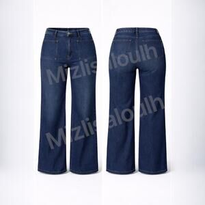 Good American Good Waist Palazzo High-Rise Wide Leg Jeans Size 16 NWT